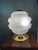 Vintage Table Lamp in Speckled Glass and Brass from Verrerie De Clichy, 1970s For Sale - Image 4 of 13