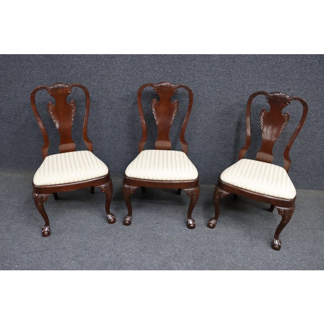 Harden Charleston Collection Cherry Georgian Claw-and-Ball Dining Chairs – Set of 6 For Sale - Image 13 of 17