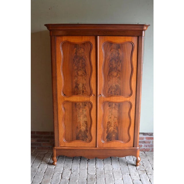 Biedermeier Mahogany Girls Cupboard, 1880s For Sale - Image 9 of 9