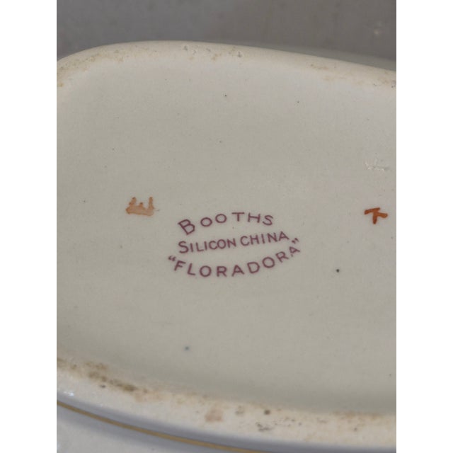 Vintage Booths England Silicon China "Floradora" Pattern Tea Pot For Sale - Image 11 of 12