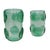 Green Mid-Century Modern Italian Murano Glass Vases from Costantini, Set of 2 For Sale - Image 8 of 8