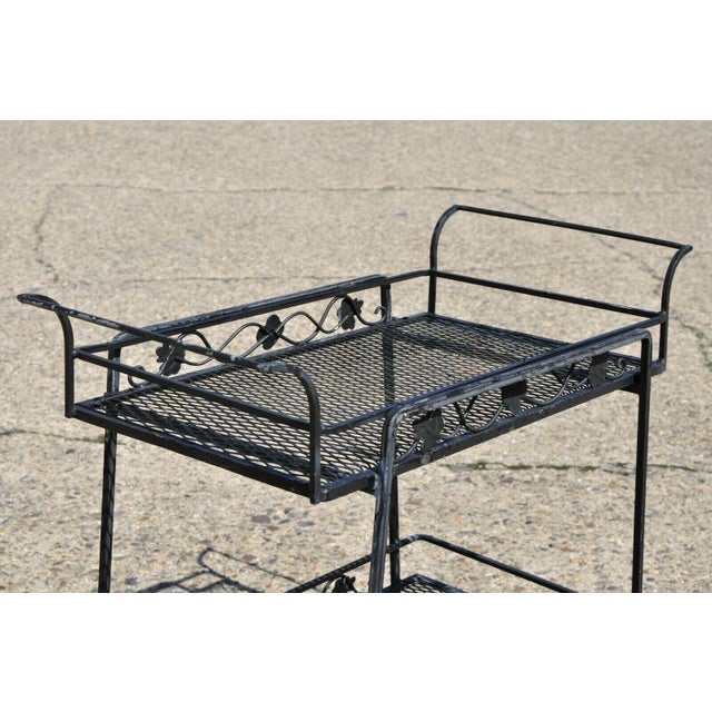 20th Century Victorian Russell Woodard Garden Patio Wrought Iron