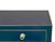 47" Black Wood Grain Pattern 6 Drawers Console Side Altar Table For Sale - Image 11 of 12