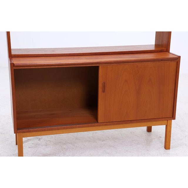 Vintage Teak Bookcase in Wood, 1960s For Sale - Image 12 of 18