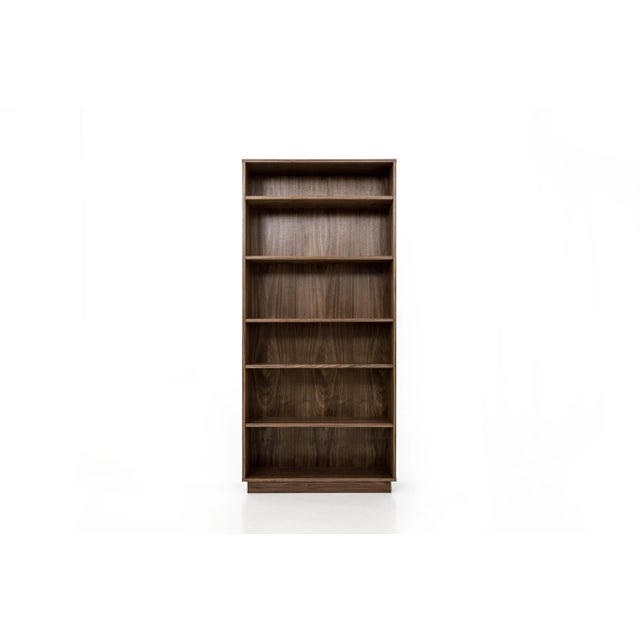 Danish Walnut Bookcase For Sale - Image 4 of 5