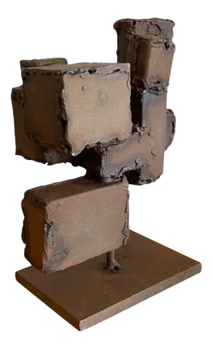 1960s Welded Steel Brutalist Sculpture