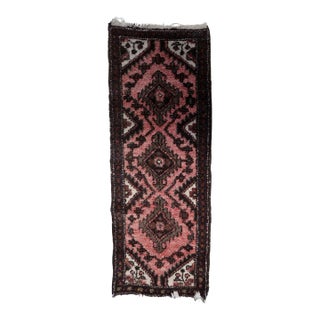 1960s, Handmade Vintage Uzbek Bukhara Runner 1.7' X 4.5' For Sale