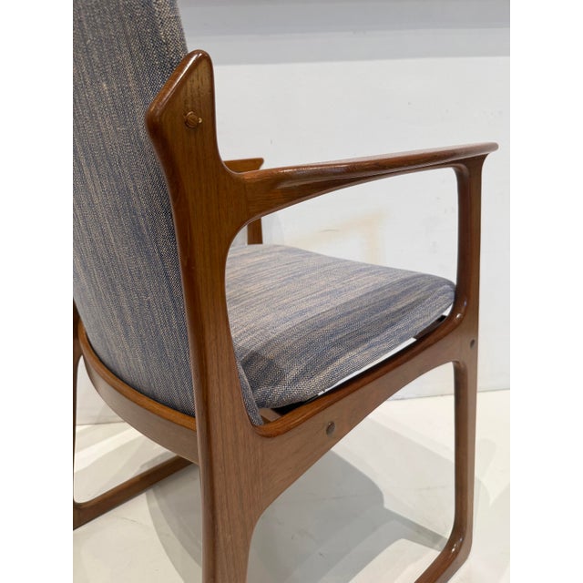 Vamdrup Stolefabrik Danish Modern Sculptural Dining Chairs, Set of 6 in Teak For Sale - Image 17 of 18