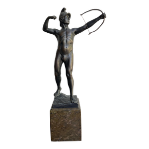 Victor Bugler Bronze Archer Sculpture
