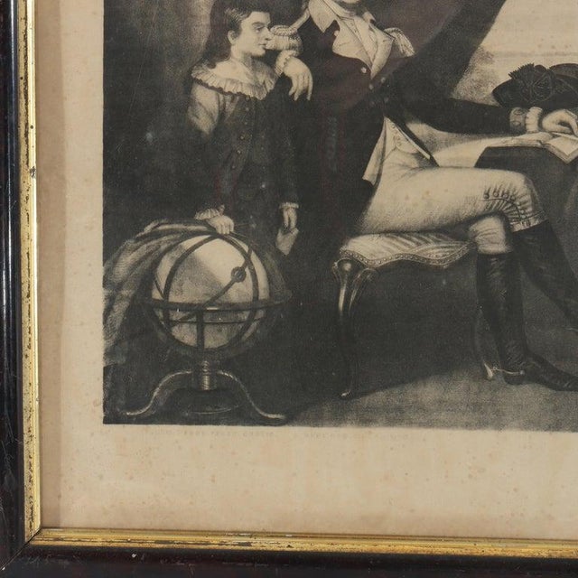 Antique Print “The Washington Family” From Engraving by Edward Savage C1830 For Sale - Image 4 of 7