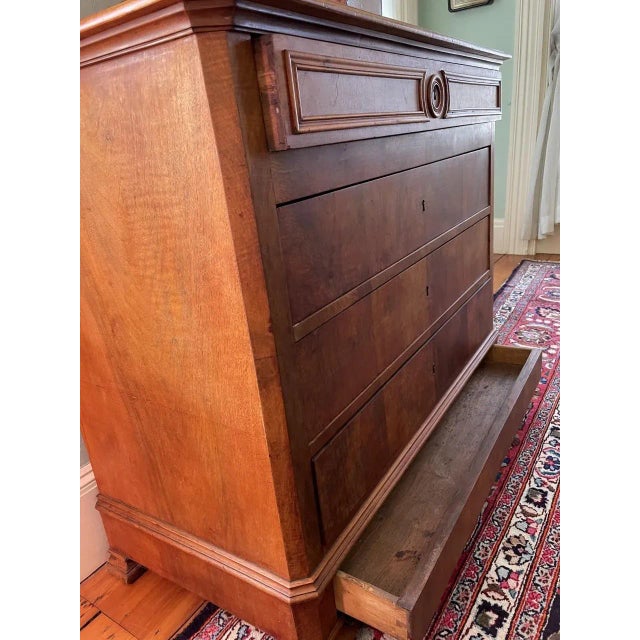 French Louis Philippe Period 1840-1858 Five Drawer Chest of Drawers For Sale - Image 9 of 11