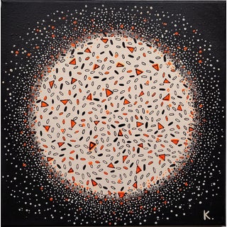 Koa, Motif #3, Acrylic on Canvas For Sale