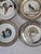 1950s 1950s Frank Whiting Sterling Silver and Porcelain Game Bird Coasters by Dennis Puleston - Set of Six For Sale - Image 5 of 14