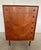 Made in denmark circa 1960 and designed by henning kjærnulf this elegant and rare teak chest of drawers is a beautiful...