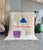 A striking contemporary Moroccan Mrirt rug handwoven from natural wool by master Berber artisans in the Atlas Mountains....