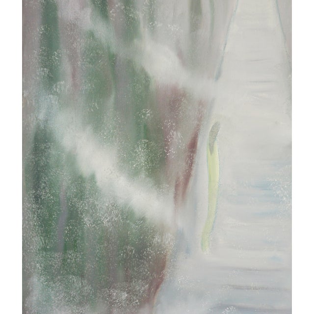 Hawaiian Symbolism Figurative & Landscape Oil painting of Huakai Hui (Journey Together) Symbolic and surreal landscape of...