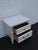 White French Shabby Chic Painted Nightstand Side End Table 6571 For Sale - Image 8 of 11
