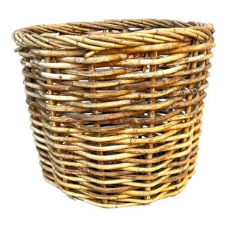 Large Rattan Basket For Sale