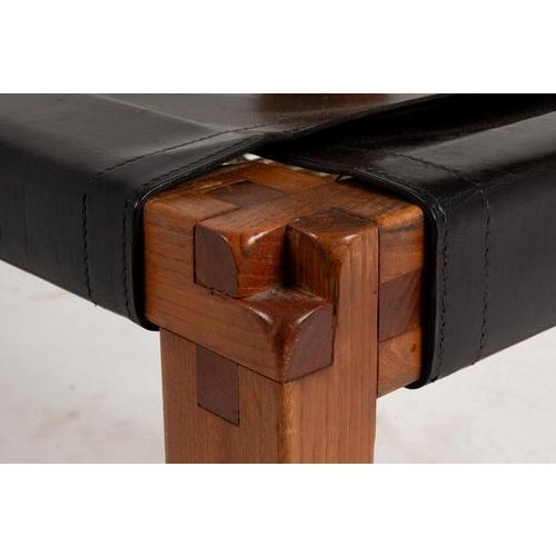 S11 Chairs in Elm and Leather by Pierre Chapo, 1960s, Set of 8 For Sale - Image 12 of 17