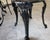 Late 20th Century Victorian Revival Iron and Aluminum Garden Bistro Set, 3 Pieces For Sale - Image 4 of 15