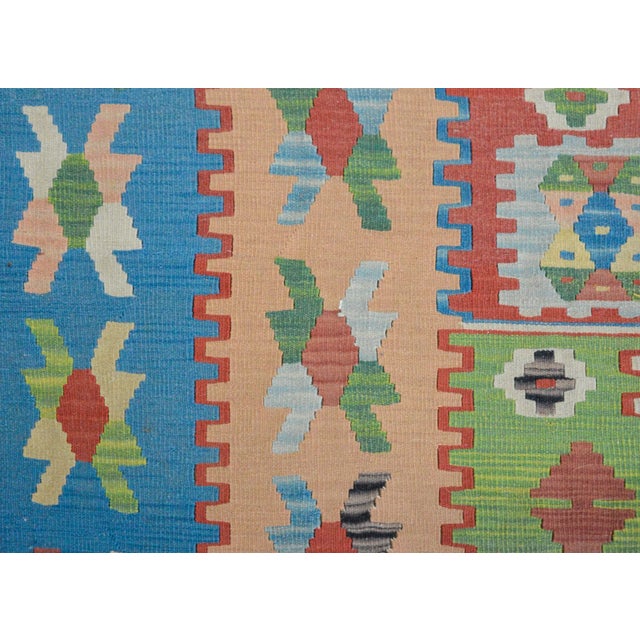 Late 20th Century Vintage Turkish Kilim For Sale - Image 5 of 12