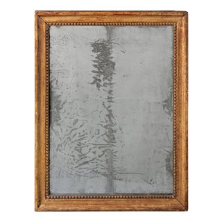 French Louis XVI Beaded Gilt Gesso Mirror, 1780 For Sale