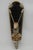 Age: C.2009 Details: Beveled Glass High Quality Construction Neoclassical Style Arrow & Acorn Accents Metal Toleware...