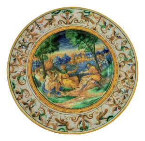 Italian Parade Plate, 19th Century