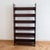 Introducing the bbb bonacina stackable veneer wood bookcase with black plastic accents - a contemporary storage marvel!...