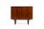 Mid-Century Modern 1960s Danish Modern Mid Century Compact Rosewood Credenza Sideboard — Sliding Doors For Sale - Image 3 of 7