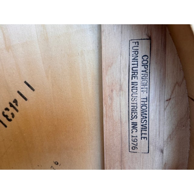 Wood Round Storage / Table 1970s For Sale - Image 7 of 8