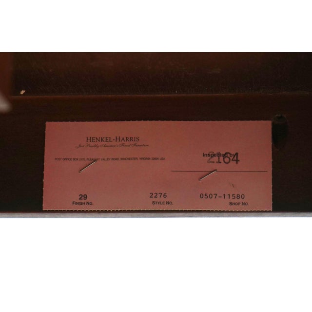 Henkel Harris Inlaid Flame Mahogany Dining Table For Sale - Image 18 of 18