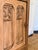French Art Deco Carved Walnut Pedestal Cabinet, 1930s For Sale - Image 3 of 17