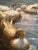 1980s Vintage 1980s Impressionistic Duck Pond Oil Painting on Canvas – Signed "Francis" For Sale - Image 5 of 12