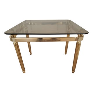 Brass Coffee Table, 1970s For Sale