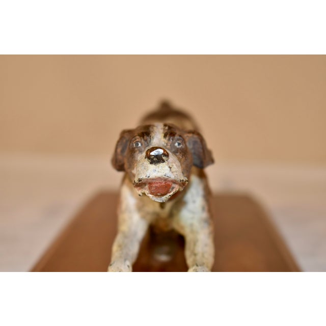 Austrian Bronze Dog Letter Clip, Circa 1900 For Sale - Image 4 of 8