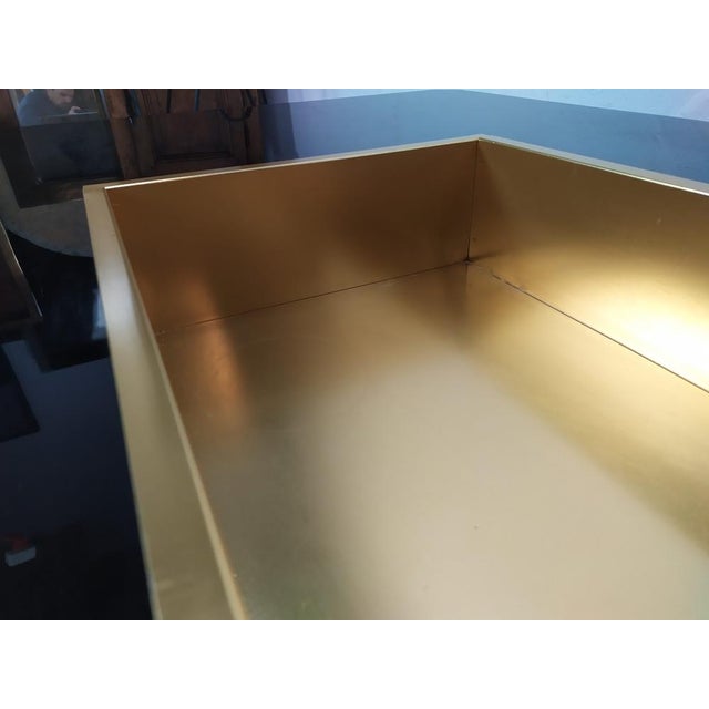 Black & Gold Coffee Table, 1970s For Sale - Image 13 of 18