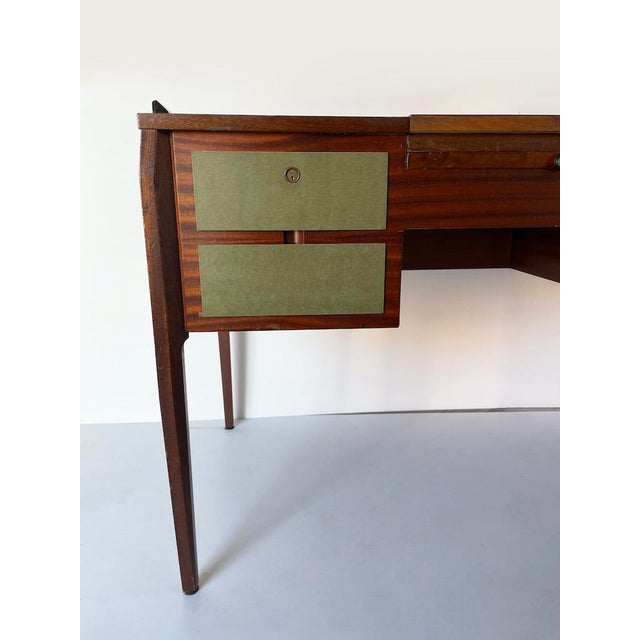 Desk with Drawers, 1950 For Sale - Image 4 of 15