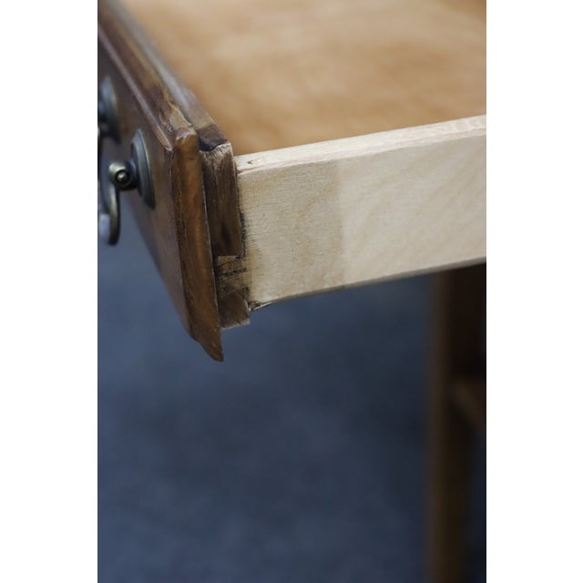 American of Martinsville Attributed Oak Nightstand For Sale - Image 9 of 11