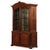 Composed of solid oak, this 19th-century French cabinet features two prominent mullioned glass doors with a very appealing...