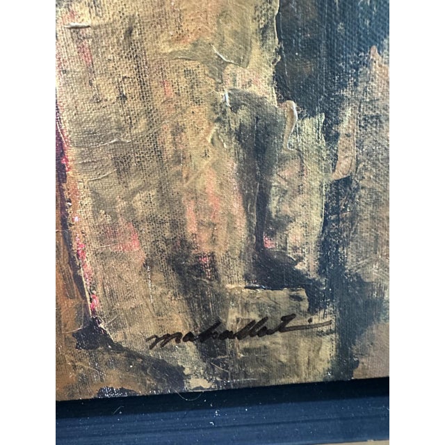 Early 21st Century Goli Mahallati (Iranian-American) Oil on Canvas Titled "Scent of Rain" For Sale - Image 5 of 7