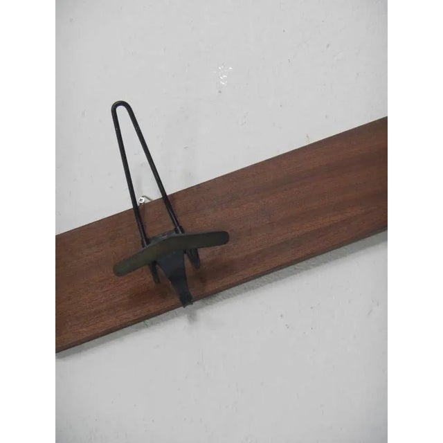 3-Hook Coat Rack, 1950s For Sale - Image 6 of 8