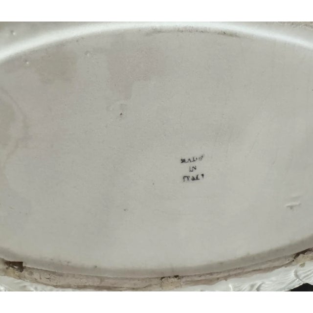 20th Century Italian Ceramic Swan Centerpiece or Planter For Sale - Image 9 of 9