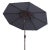 Contemporary Outdoor Lorenia 9ft Double Top Market Umbrella - Navy For Sale - Image 3 of 5