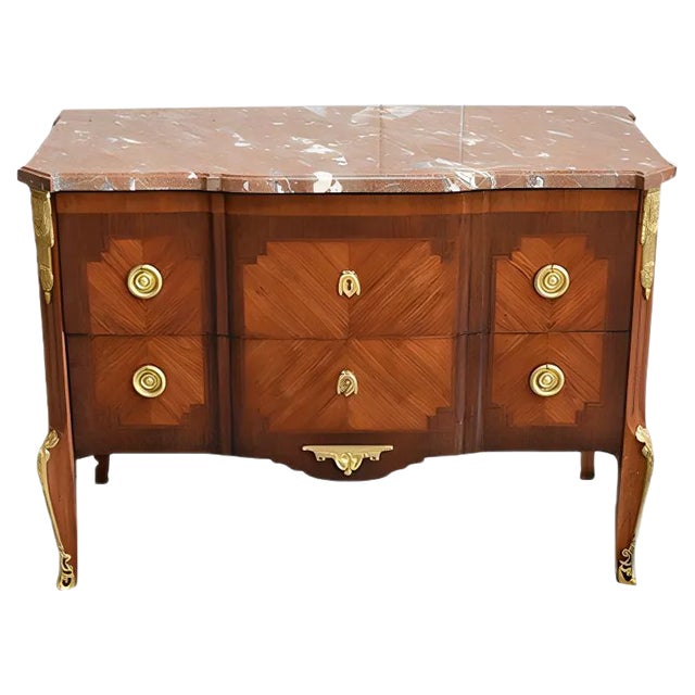 19th Century Louis XV Style Chest of Drawers For Sale