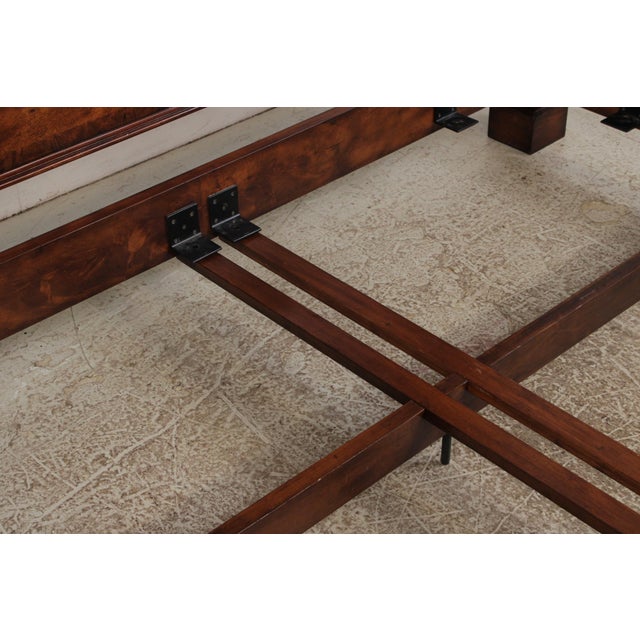 Theodore Alexander Althorp Collection Mahogany King Size Canopy Bed For Sale - Image 13 of 18