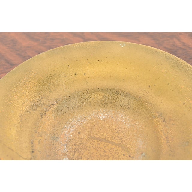 Tiffany Studios Tiffany Studios New York Bronze Doré Plate or Shallow Bowl For Sale - Image 4 of 8