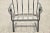 Meadowcraft Early 21st Century Meadowcraft Athens Wrought Iron Patio Lounge Chair. Attributed For Sale - Image 4 of 12
