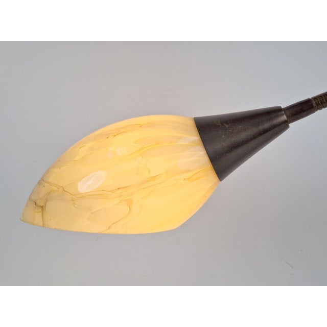 Vintage Art Deco Flex Neck Desk Lamp, 1950s For Sale - Image 3 of 12