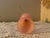 Glass Vintage Italian-Style Pink Opaline Glass Trumpet Vase With Iridescent Pedestal For Sale - Image 7 of 9